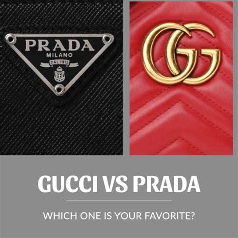 prada vs gucci history.